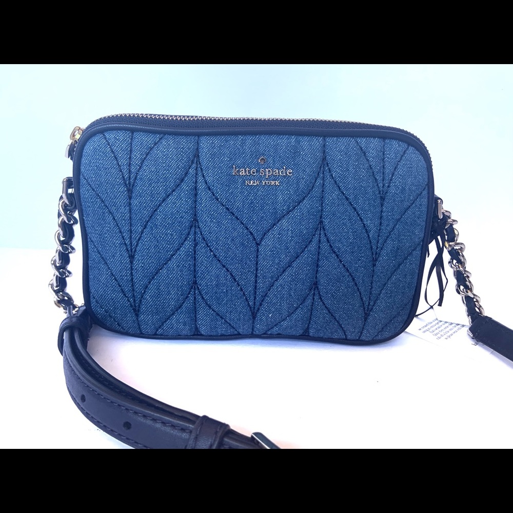 Kate Spade Briar Lane denim crossbody bag